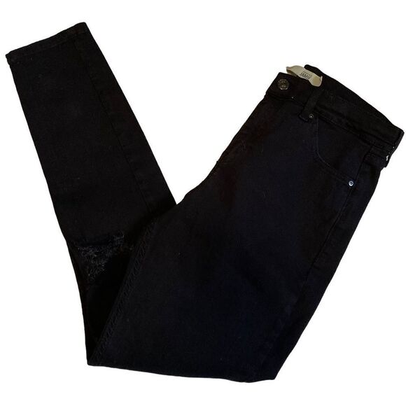 Topshop Black High Rise Jeans Size 30 - Picture 3 of 6